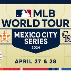 Astros vs Rockies Mexico City Series