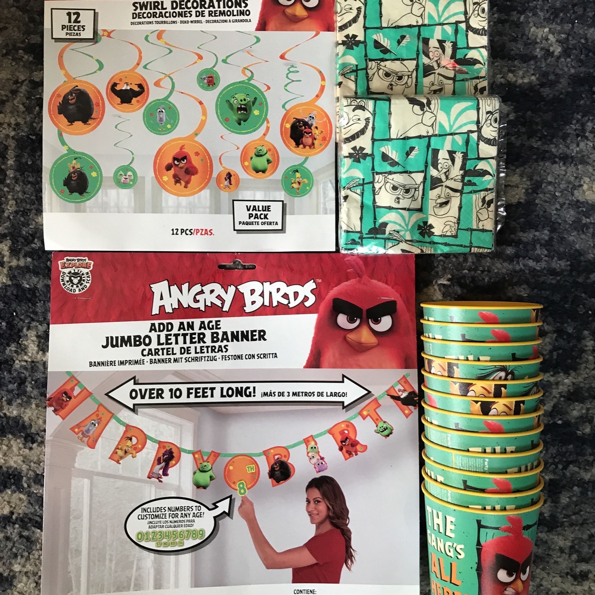 ANGRY BIRDS PARTY SUPPLIES