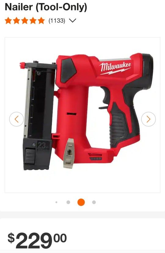 Gauge Nailer Milwaukee Pistola De Clavos