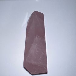 Rose Quartz Crystal Tower Point