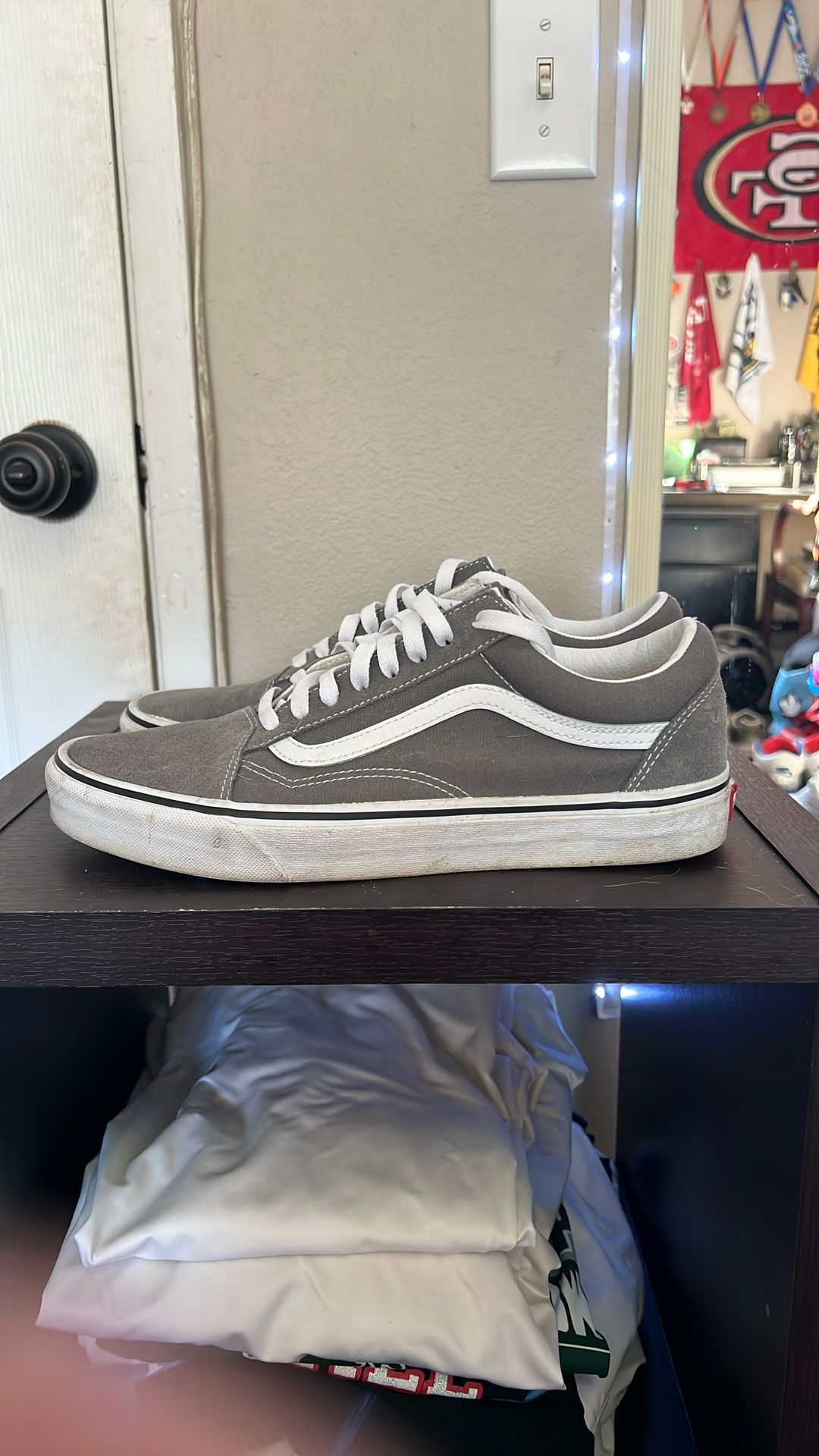 Vans Old Skool (Grey/White) 11