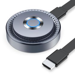 Wireless HDMI Display Dongle Adapter, Wireless Transmitter, Streaming Media Video/Audio/File HDMI Wireless Extender From Laptop, PC, Smartphone To HDT