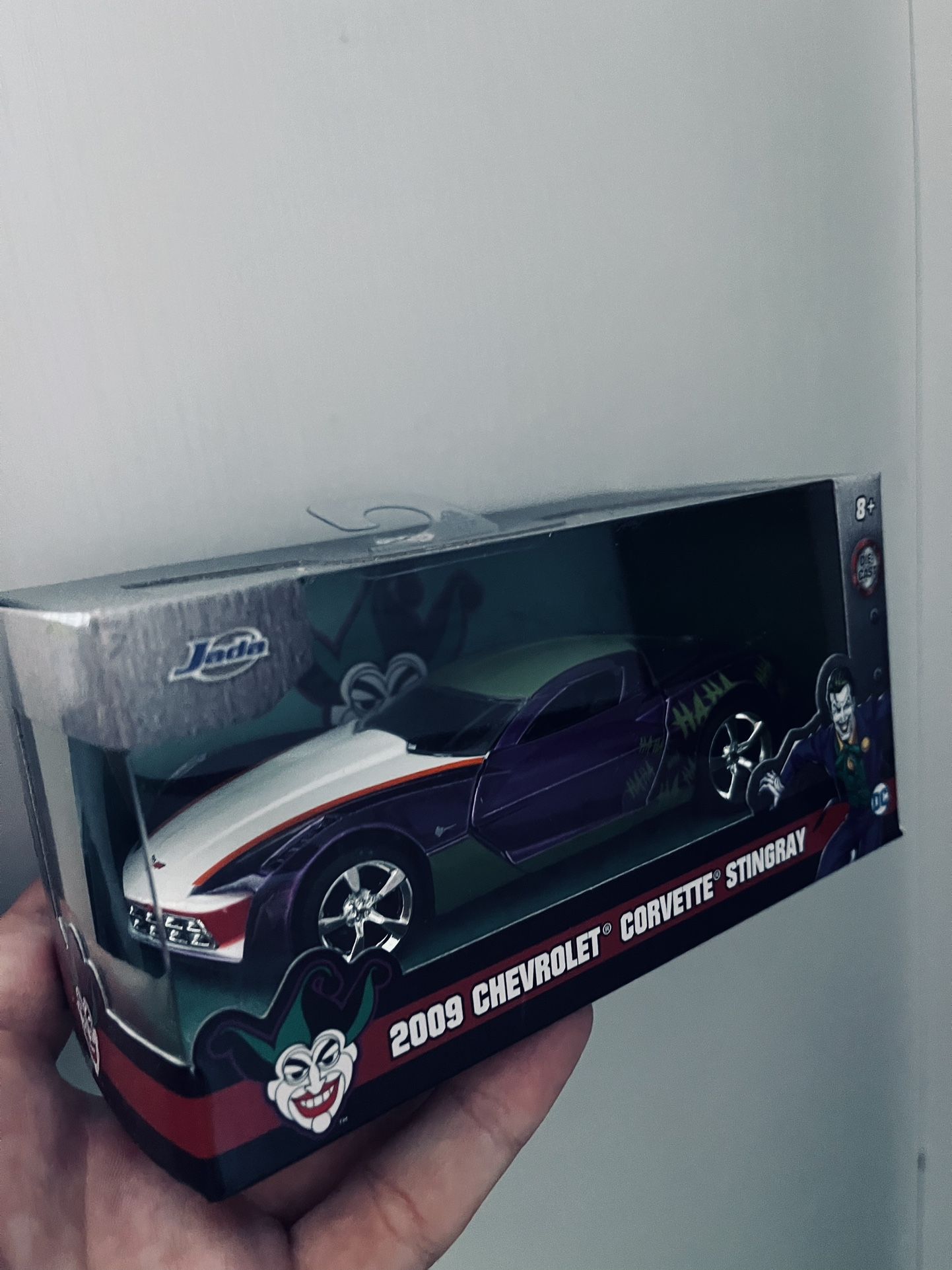 Jada toys Model 2009 CHEVROLET CORVETTE STINGRAY JOKER THEMED
