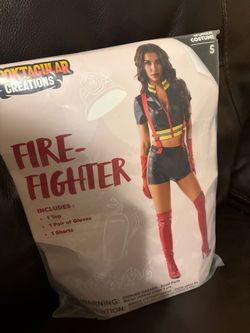 Fire fighter woman costume