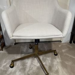 Zarek Mid Century Upholstered Office Chair (World Market)