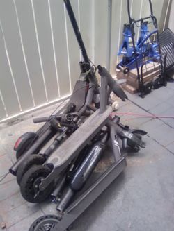 Bulk of scooters 9 bolts and other ones too two of them come with battery sold as is asking 50 make me an offer