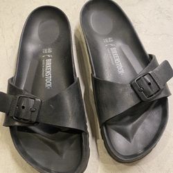 Birkenstock Madrid EVA Single Strap Sandals Woman’s Black New Size  9