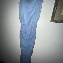 Blue/dark Blue windsor dress