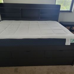 6 Piece Full Size Bookself Daybed With Trundel