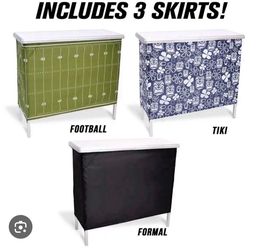 Portable Go Bar with Carrying Case & 3 Skirts