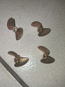 New Metal rc boat propellers for rc boats $100 for all.