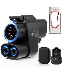 (Brand New in Box)
NACS to CCS1 Charging Adapter for Tesla Supercharger, Fast Charging Adapter, MAX 500A,1000V,Compatible with Ford, Rivian, GM, Volv