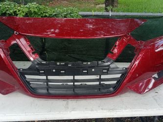 2020 Nissan Versa From Bumper Cover
