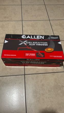 Xcelerator clay thrower by Allen