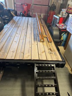 Haulmaster 10ft x 5ft flat bed utility trailer