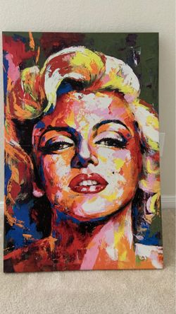 Beautiful painting of Marilyn Monroe
