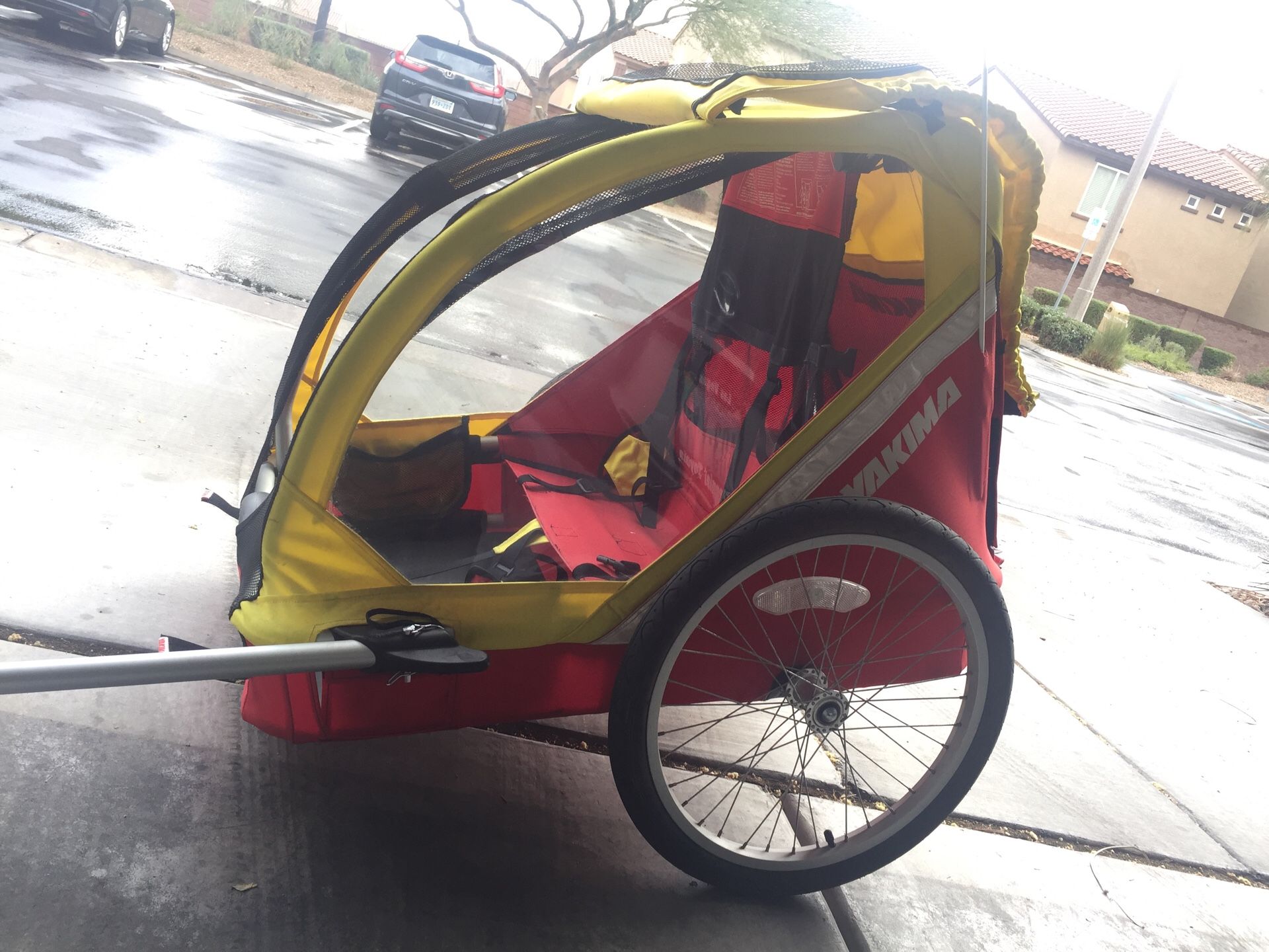 Yakima tot best sale rod bike trailer