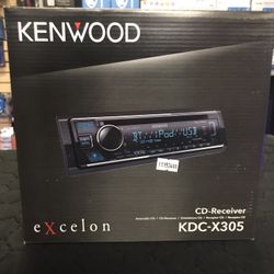 Kenwood Kdc-x305 On Sale Today For 189.99 