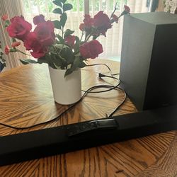Samsung Sound Bar And Subwoofer