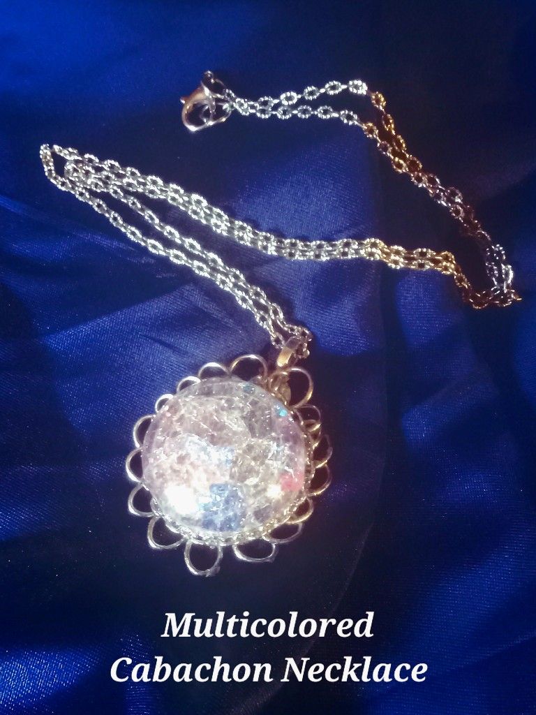 Hand-Made Cabachon Necklace