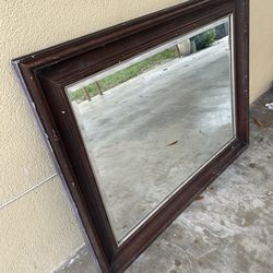 Large vintage mirror
