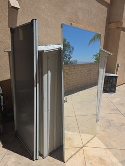3 Closet Mirror Doors FREE