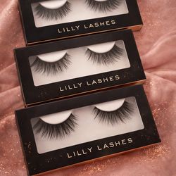 3  Packs of Lilly Lashes BRAND NEW in boxes