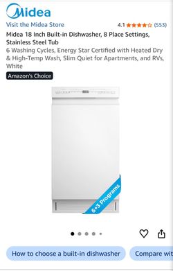 *BRAND NEW* in box Midea Dishwasher