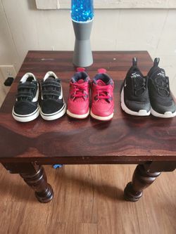 Kids Shoes Vans Size 9c $15 Nikes Size 10c $30
