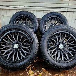 20” Xtreme Force Rims With New All Terrain Tires