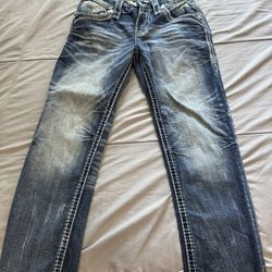 4 pairs rock revival jeans 