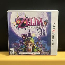 The Legend of Zelda Majora’s Mask 3D for Nintendo 3DS video game console system or XL New 2DS Majoras majora 