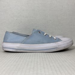 Converse Chuck Taylor All Star Coral Ox Blue White Casual Comfort Sneakers Wmns Sz 7