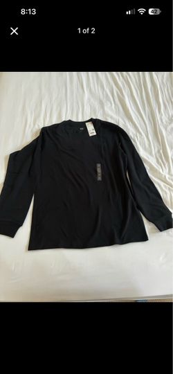 Uniqlo Soft Brushed Crew Neck LS Men’s Size Medium - NEW