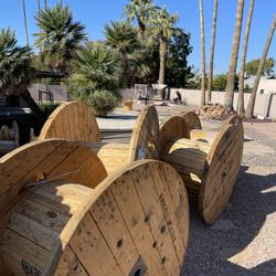 Giant Wooden Spools