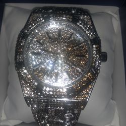 Moissanite Iced out Watch