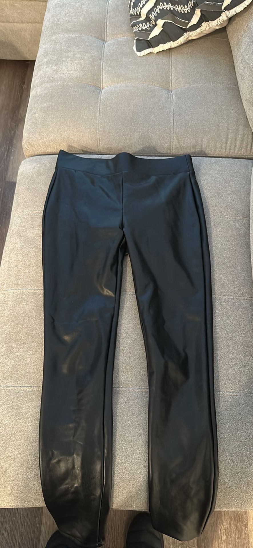 Black Leather Leggings