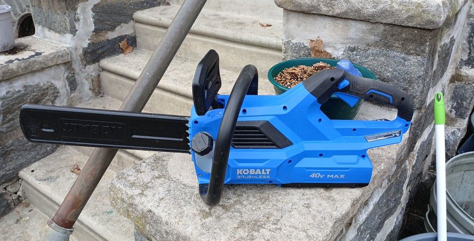 (2) Kobalt Brushless 40V Max Lithium Ion Chainsaw Kits