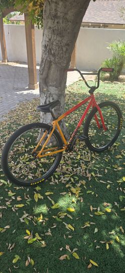 Sunday BMX Street Bike Orange Red Fade