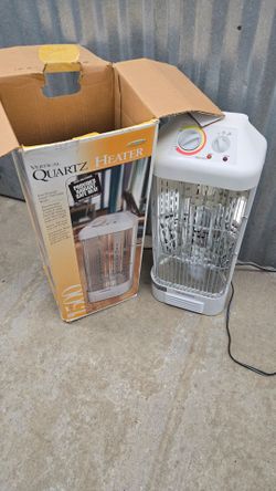 Vertical Quartz Space Heater with Box