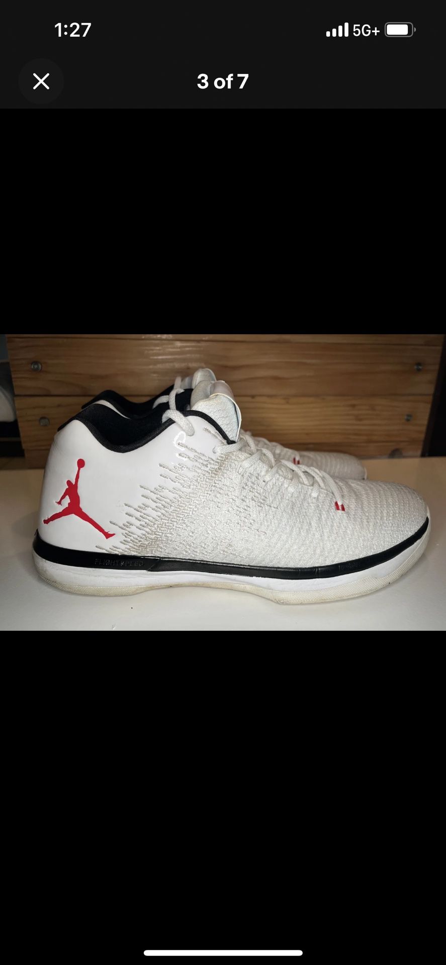 Nike Air Jordan - 31 XXXL Low Chicago Bulls - White Shoes - 897564-101 - Size 11