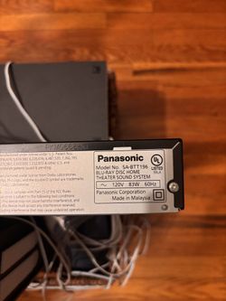 Panasonic surround sound system