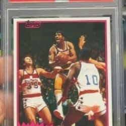1981 Topps Magic Johnson PSA 9 LAKERS