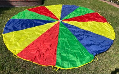 Rainbow Parachute - 11 foot diameter