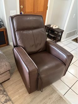 Macys Leather Recliner