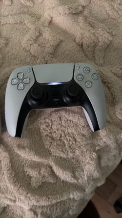 Black and White PS5 Controller