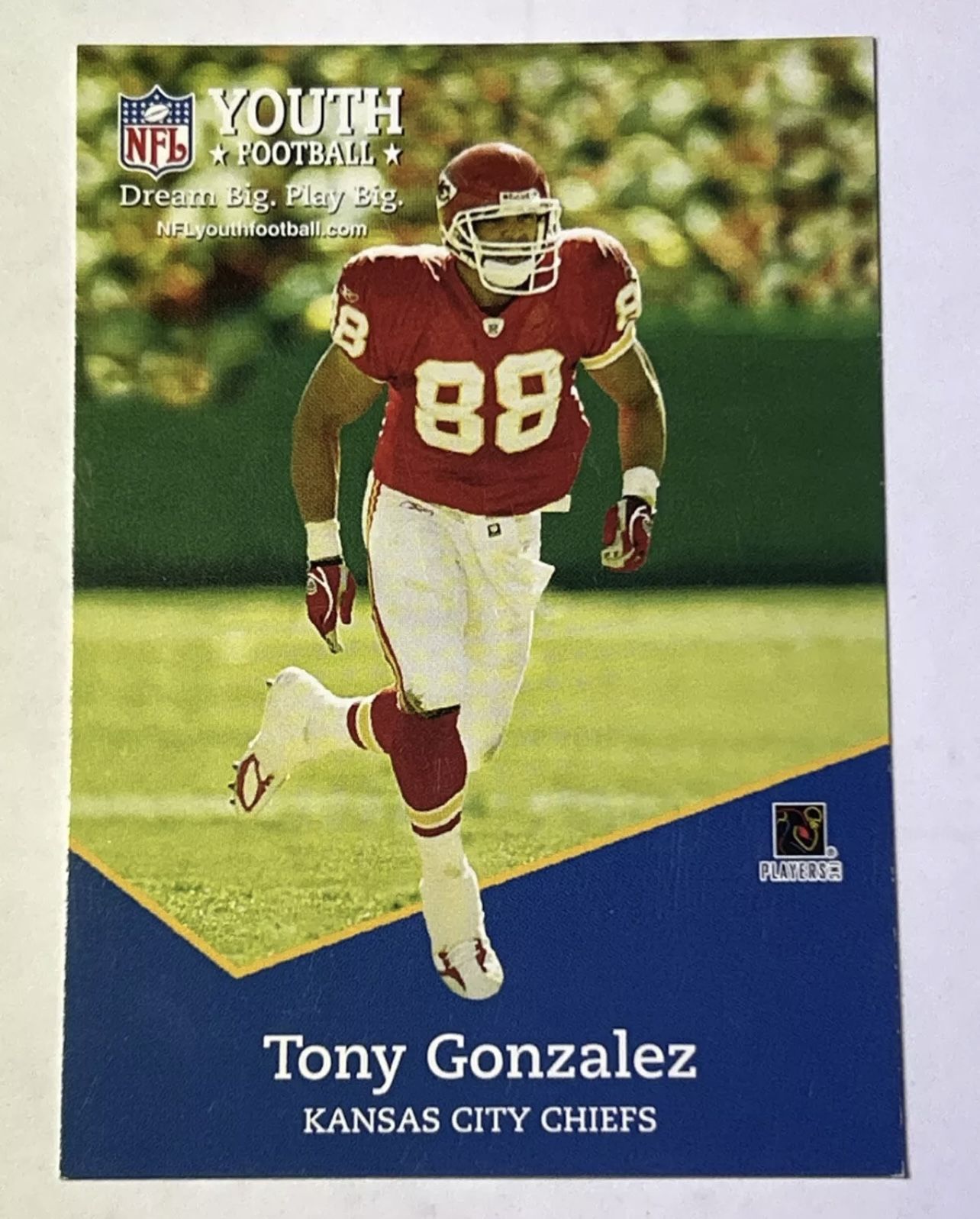 Tony Gonzalez Kansas City Chiefs card 6 of 20 Tight end