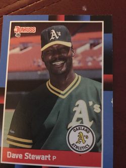 1988 Donruss Baseball card. Dave Stewart