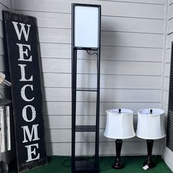 Hobby Lobby Welcome Sign/ 2 Lamps