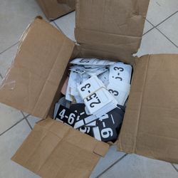 Lobster Crate Size Tags